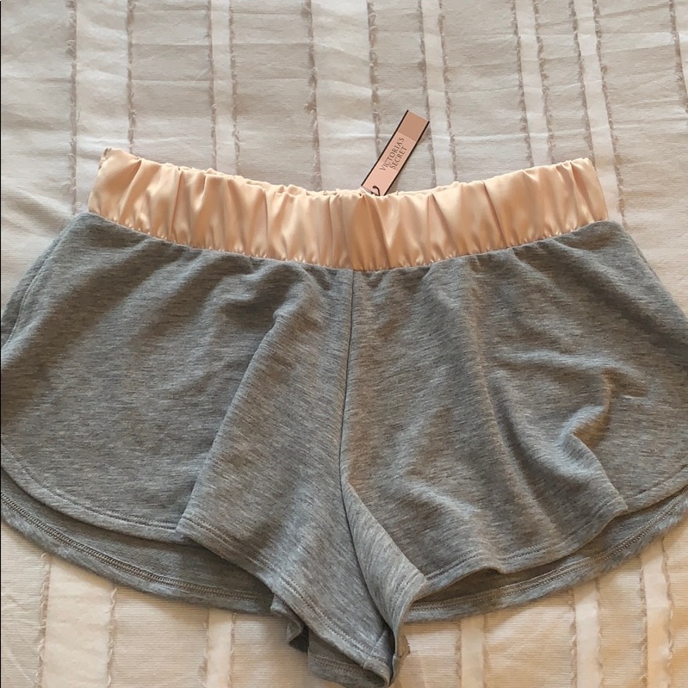 Victorias Secret Gray Comfy Sleep Shorts